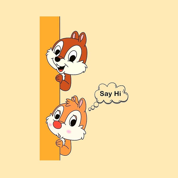 Chip And Dale Say Hi Tote Bag - Image 2