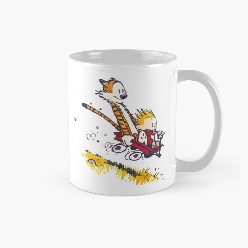 Calvin And Hobbes Red Wagon Ride For Mugs Mug