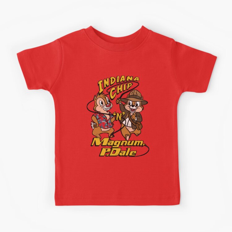 Day Gifts For Action Chip N Dale Adventure Rescue Ranger Cartoon Funny Graphic Gift Kids T-shirt
