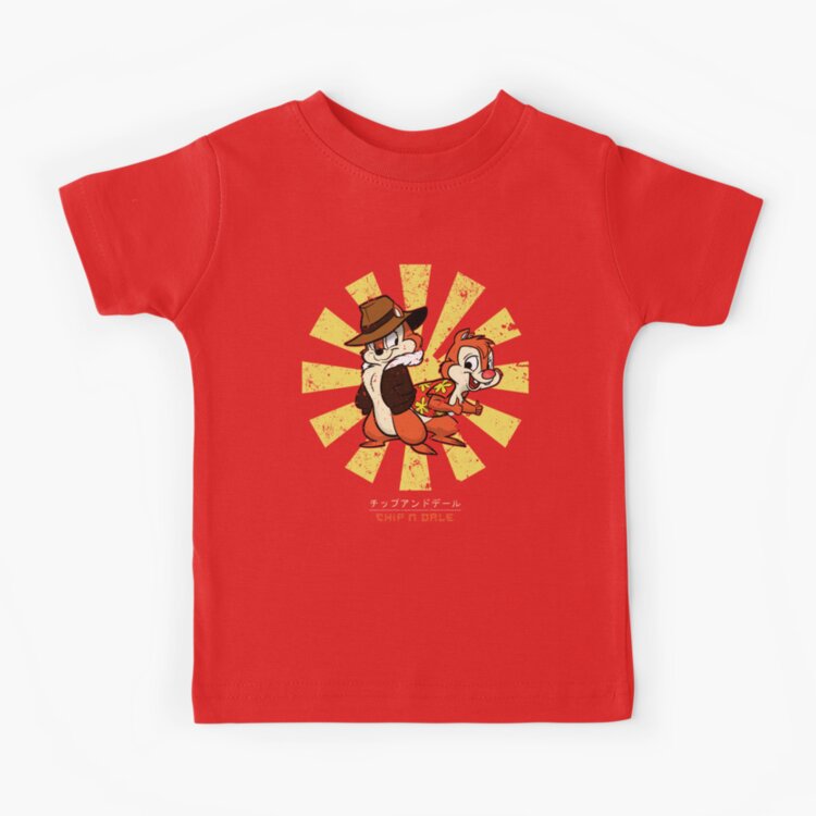 Chip N Dale Retro Japanese Kids T-shirt - Image 5