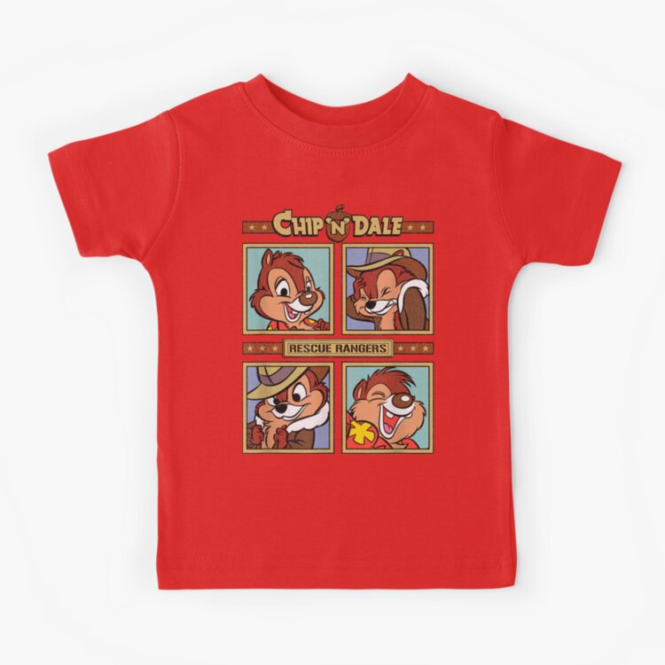 Chip And Dale Funny Chip Kids T-shirt - Image 5