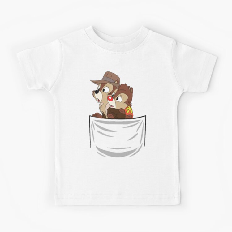 Chip And Dale Funny Chip Kids T-shirt - Image 3