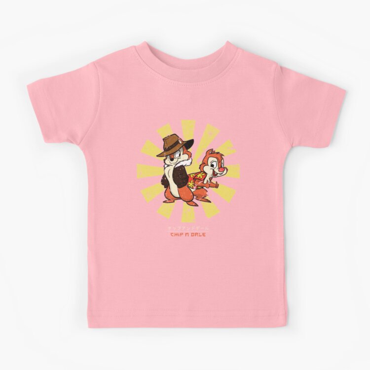 Chip N Dale Retro Japanese Kids T-shirt - Image 2