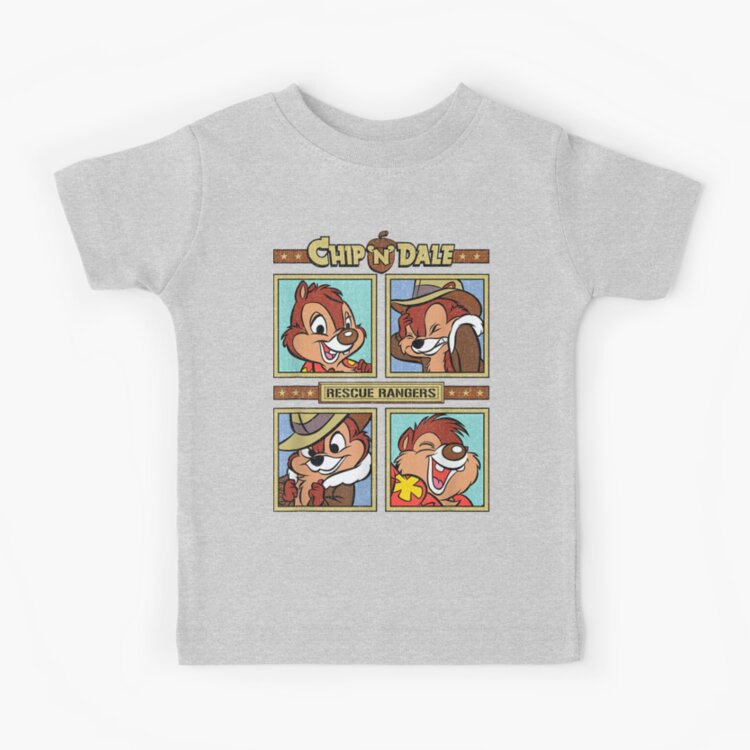Chip And Dale Funny Chip Kids T-shirt - Image 4