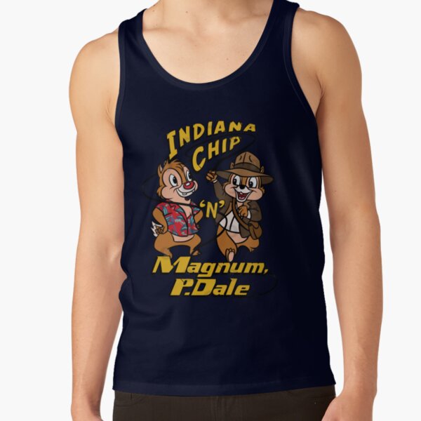 Day Gifts For Action Chip N Dale Adventure Rescue Ranger Cartoon Funny Graphic Gift Tank Top