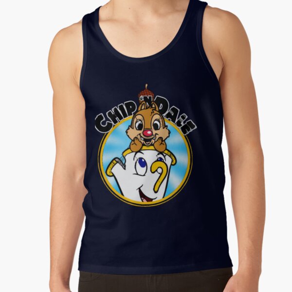 Vintage Retro Action Chip N Dale Adventure Rescue Ranger Cartoon Gift For Everyone Tank Top - Image 6