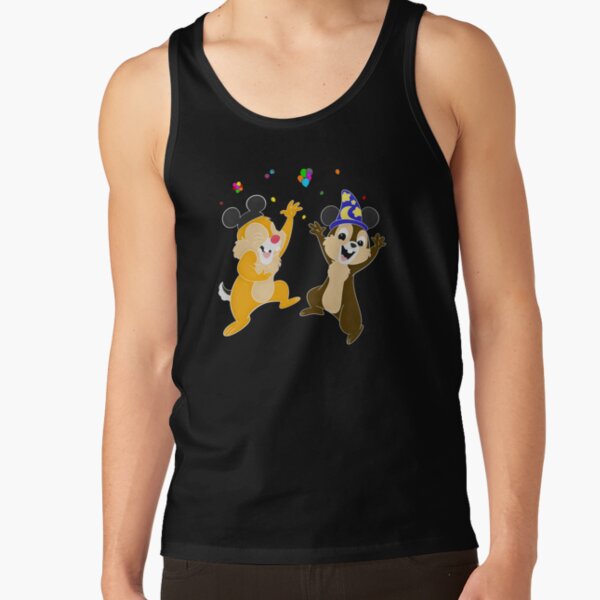 Chip And Dale With Mickey Ears Tank Top - Image 2