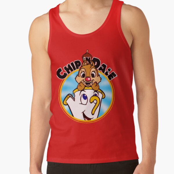 Vintage Retro Action Chip N Dale Adventure Rescue Ranger Cartoon Gift For Everyone Tank Top - Image 5