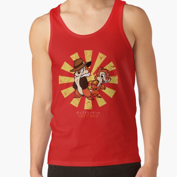 Chip N Dale Retro Japanese Tank Top - Image 4
