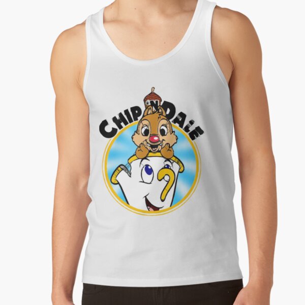 Vintage Retro Action Chip N Dale Adventure Rescue Ranger Cartoon Gift For Everyone Tank Top - Image 2