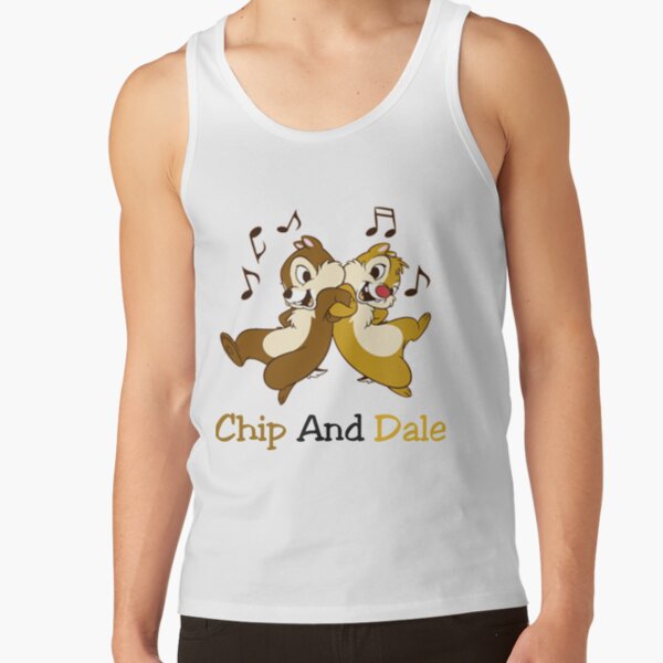 Chip And Dale Funny Chip Tank Top - Image 2