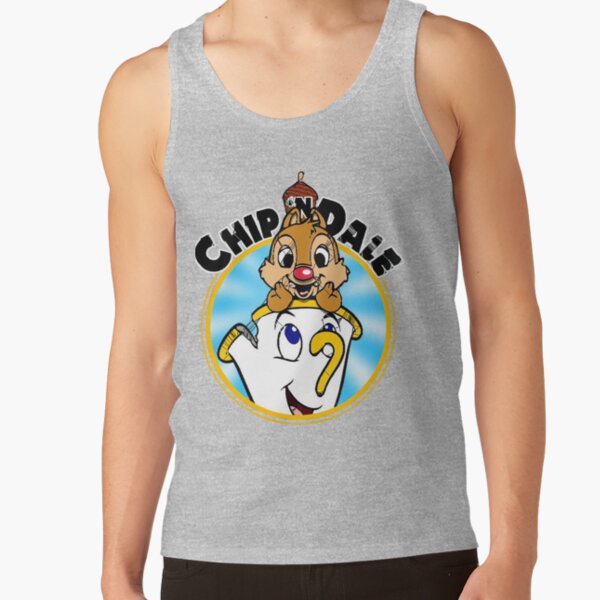 Vintage Retro Action Chip N Dale Adventure Rescue Ranger Cartoon Gift For Everyone Tank Top - Image 4
