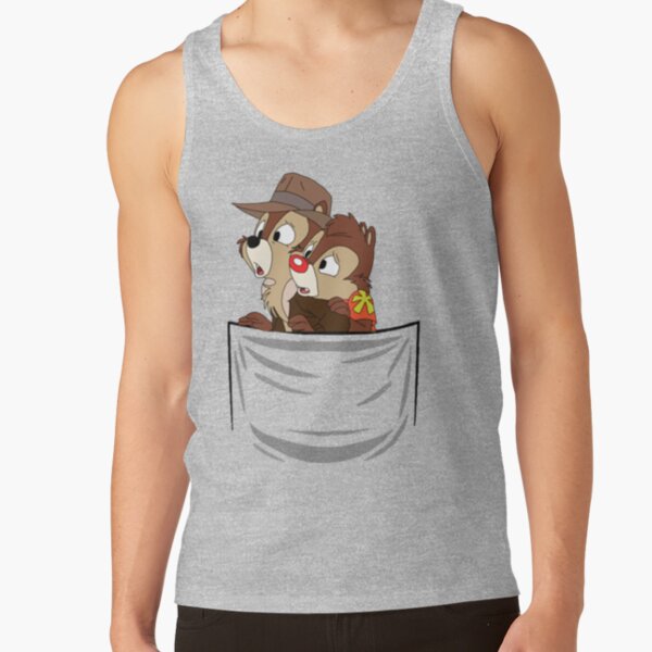 Chip And Dale Funny Chip Tank Top - Image 4