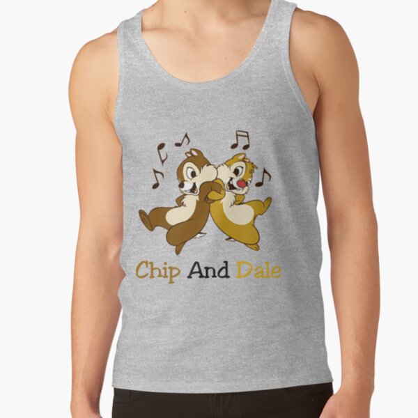 Chip And Dale Funny Chip Tank Top - Image 4