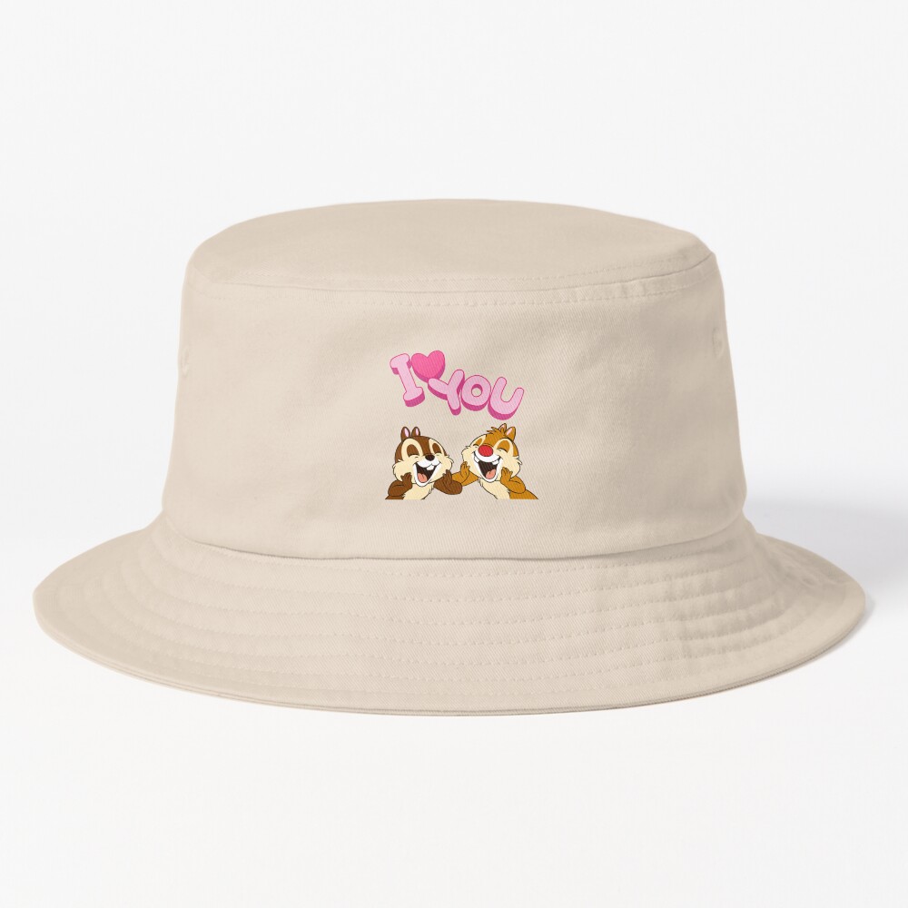 Chip And Dale I Love You Bucket Hat