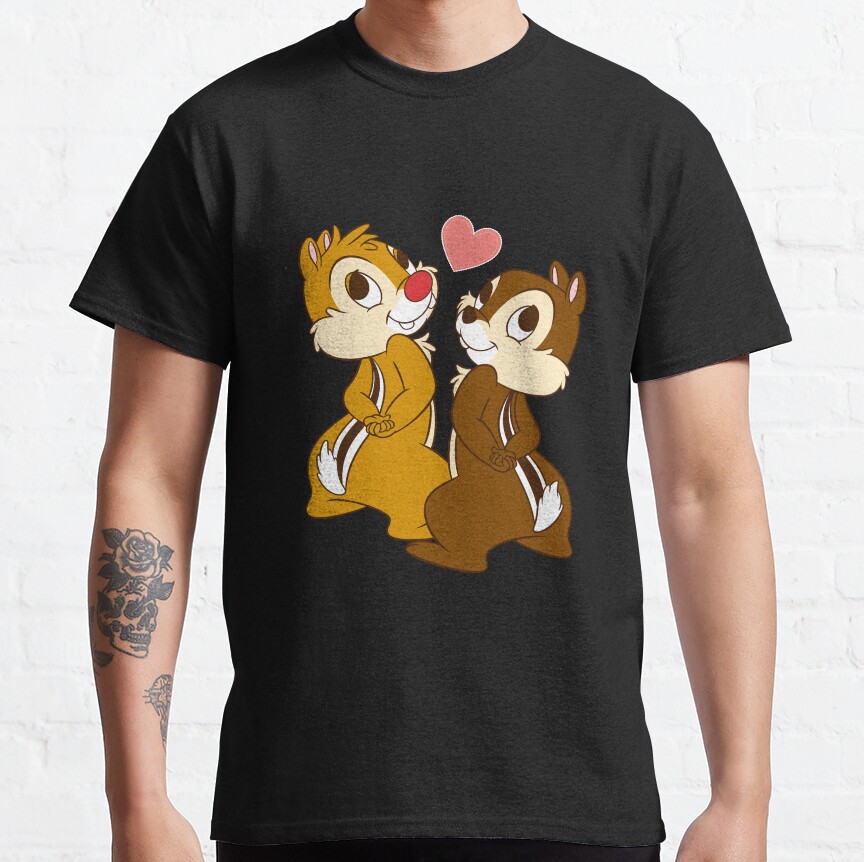 Loving Chip N Dale Funny Moment T-shirt - Image 2