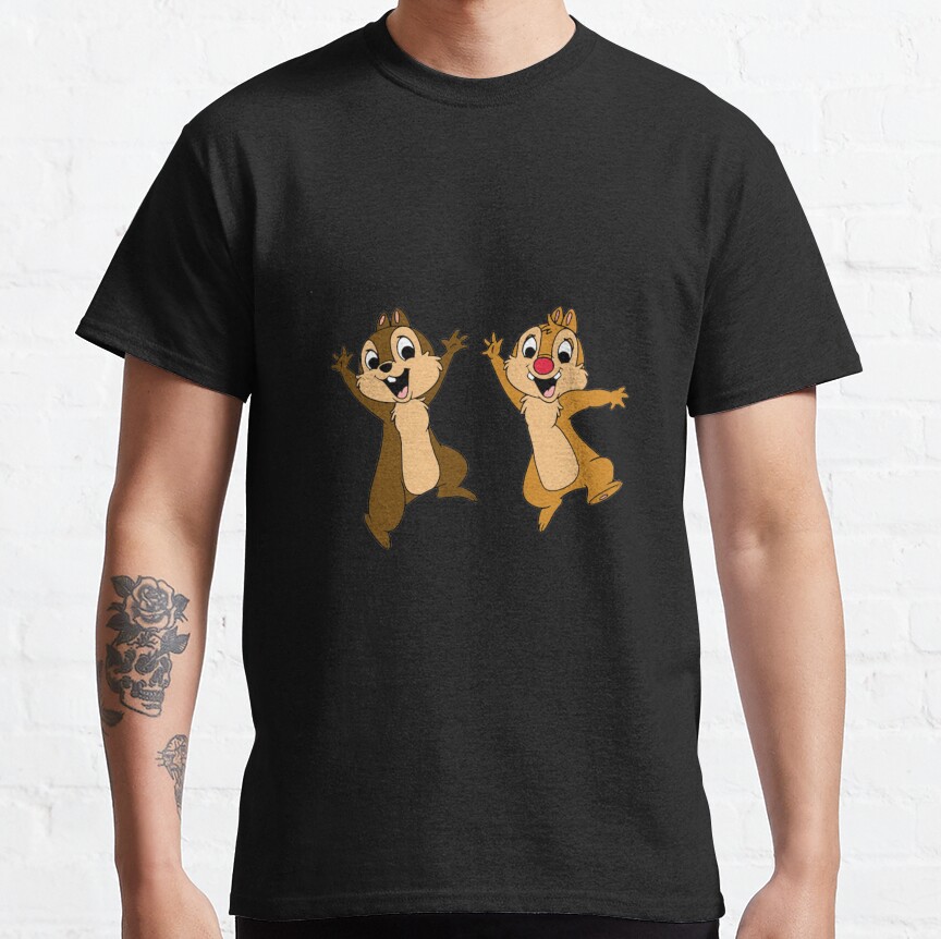Chip N Dale Jumping Together T-shirt - Image 2