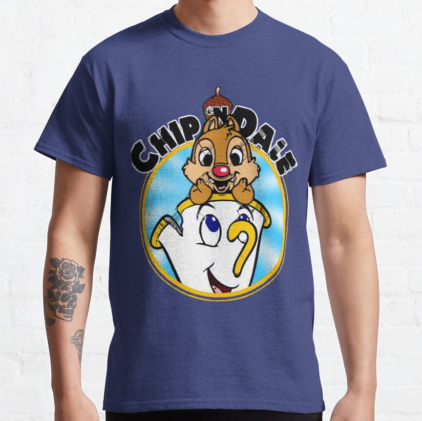 Vintage Retro Action Chip N Dale Adventure Rescue Ranger Cartoon Gift For Everyone T-shirt - Image 5