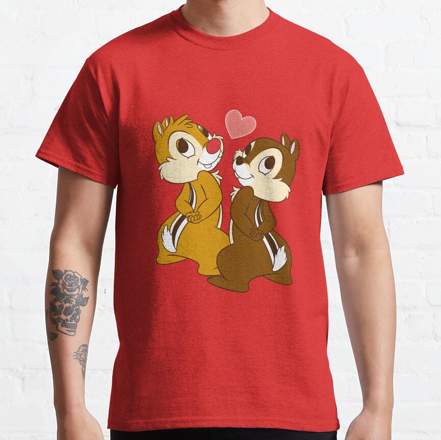 Loving Chip N Dale Funny Moment T-shirt - Image 6