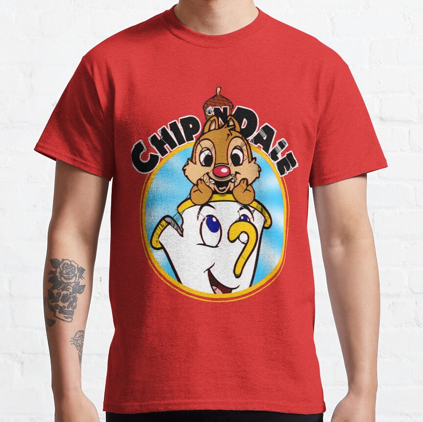 Vintage Retro Action Chip N Dale Adventure Rescue Ranger Cartoon Gift For Everyone T-shirt - Image 6