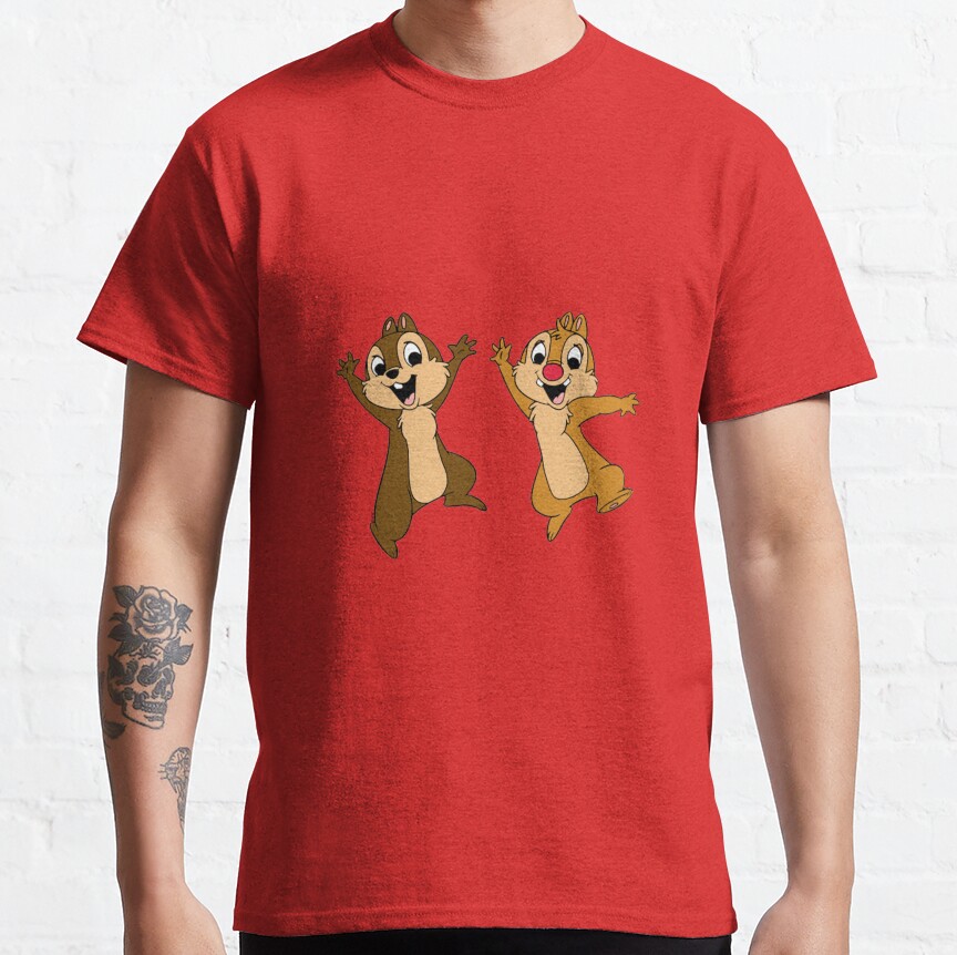 Chip N Dale Jumping Together T-shirt - Image 6