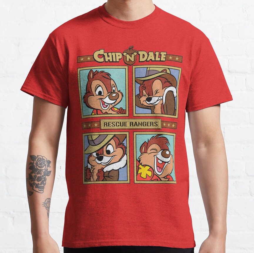 Chip And Dale Funny Chip T-shirt - Image 6