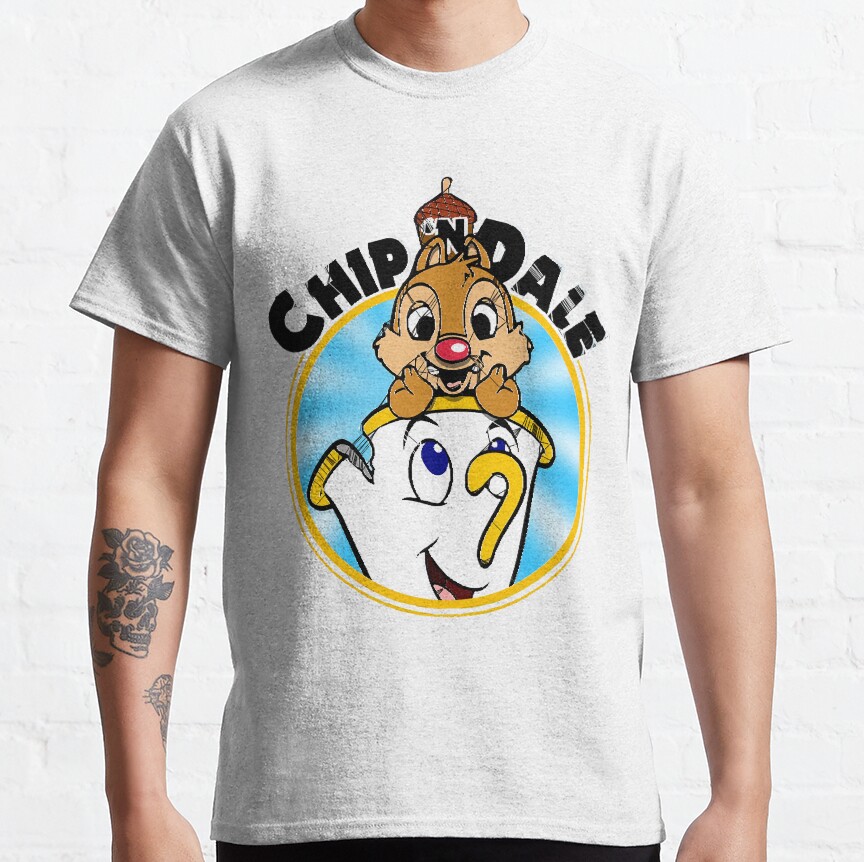 Vintage Retro Action Chip N Dale Adventure Rescue Ranger Cartoon Gift For Everyone T-shirt - Image 2