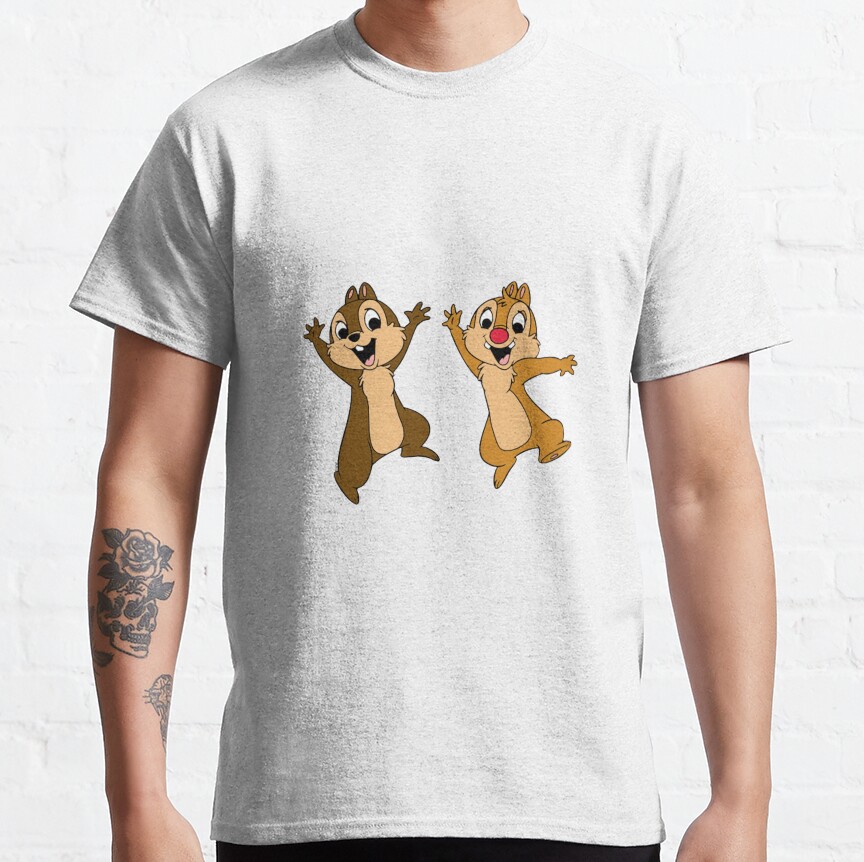 Chip N Dale Jumping Together T-shirt