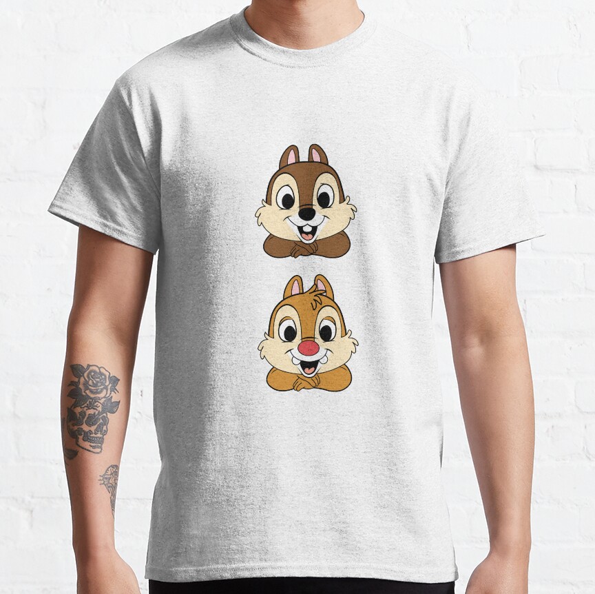 The Cartoon Chip N Dale Rangers Shower T-shirt
