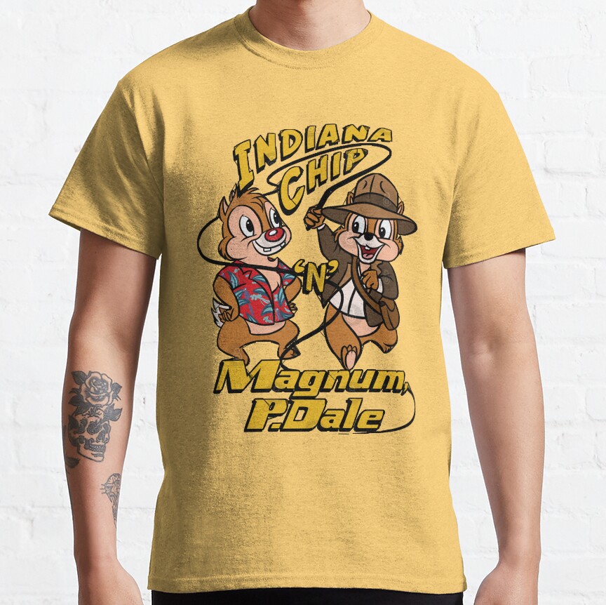 Day Gifts For Action Chip N Dale Adventure Rescue Ranger Cartoon Funny Graphic Gift T-shirt - Image 7