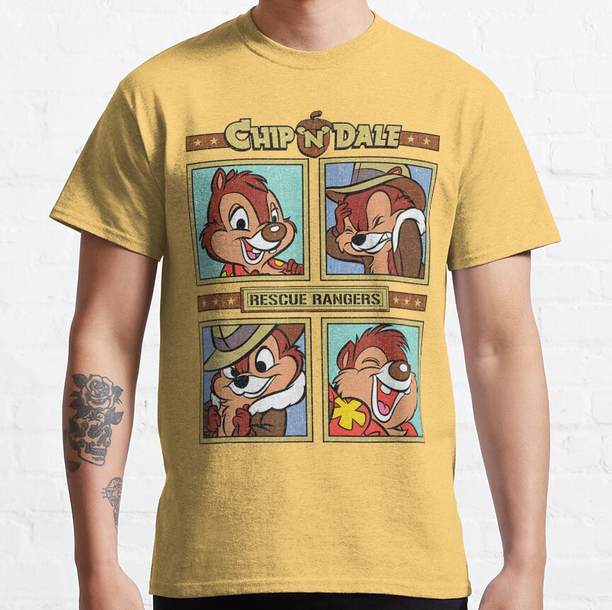 Chip And Dale Funny Chip T-shirt - Image 7