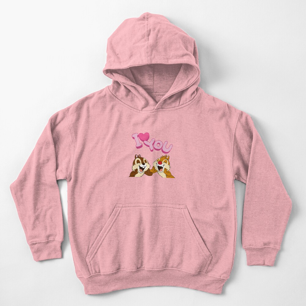 Chip And Dale I Love You Kids Hoodie - Image 2