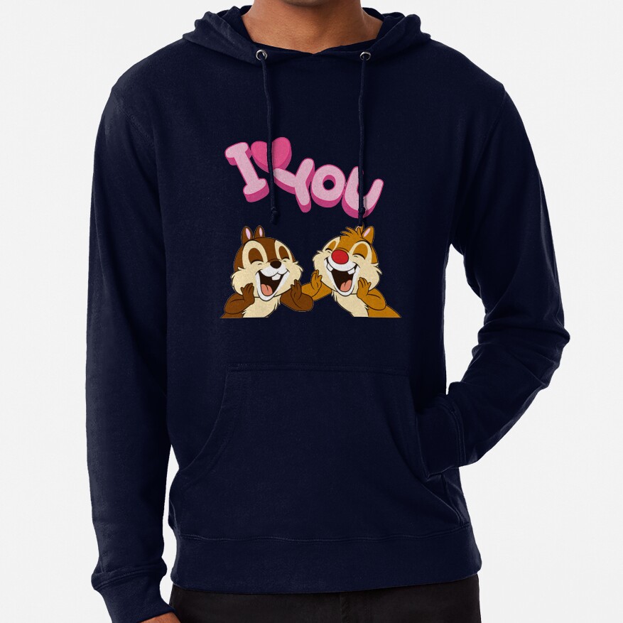 Chip And Dale I Love You Hoodie - Image 6