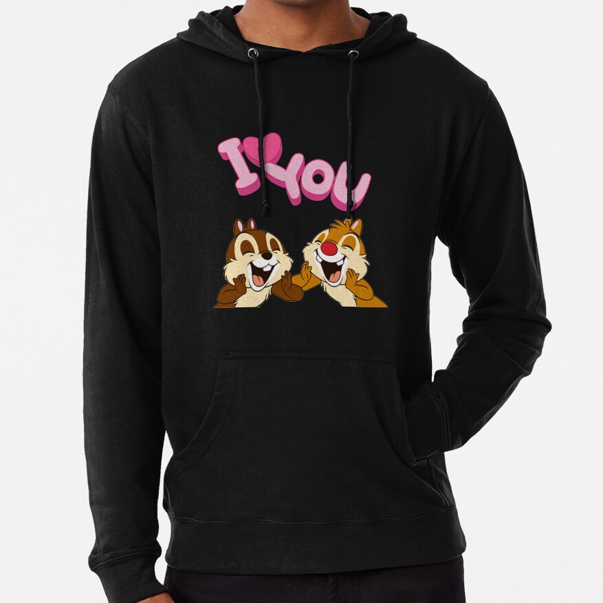 Chip And Dale I Love You Hoodie - Image 2