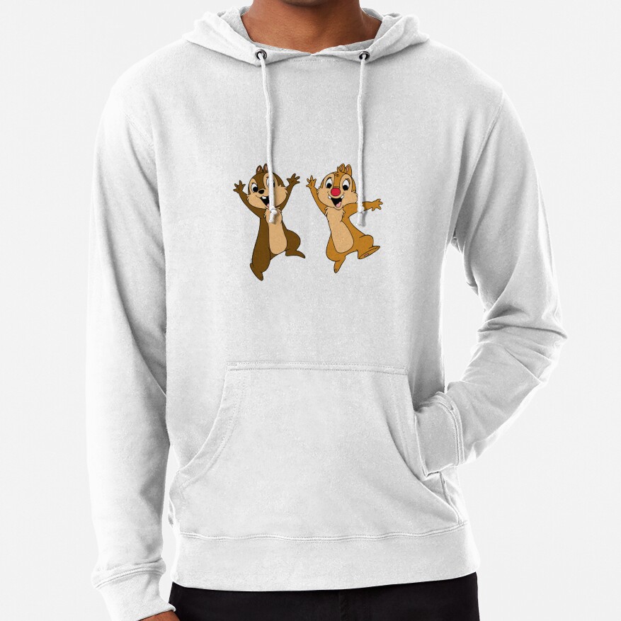 Chip N Dale Jumping Together Hoodie