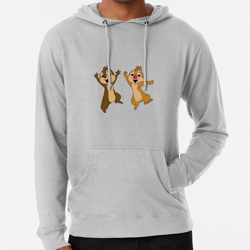 Chip N Dale Jumping Together Hoodie - Image 5
