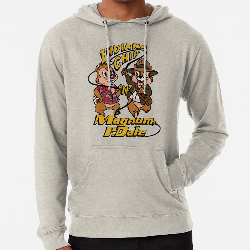 Day Gifts For Action Chip N Dale Adventure Rescue Ranger Cartoon Funny Graphic Gift Hoodie - Image 4