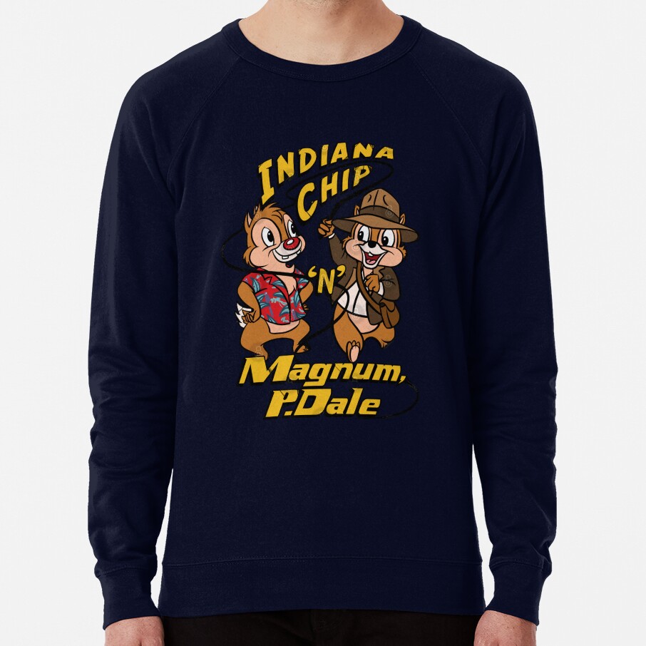 Day Gifts For Action Chip N Dale Adventure Rescue Ranger Cartoon Funny Graphic Gift Sweatshirt - Image 6