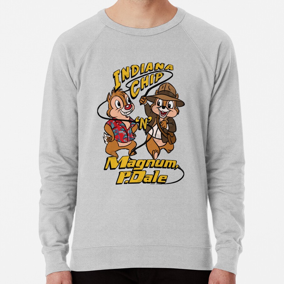 Day Gifts For Action Chip N Dale Adventure Rescue Ranger Cartoon Funny Graphic Gift Sweatshirt - Image 5