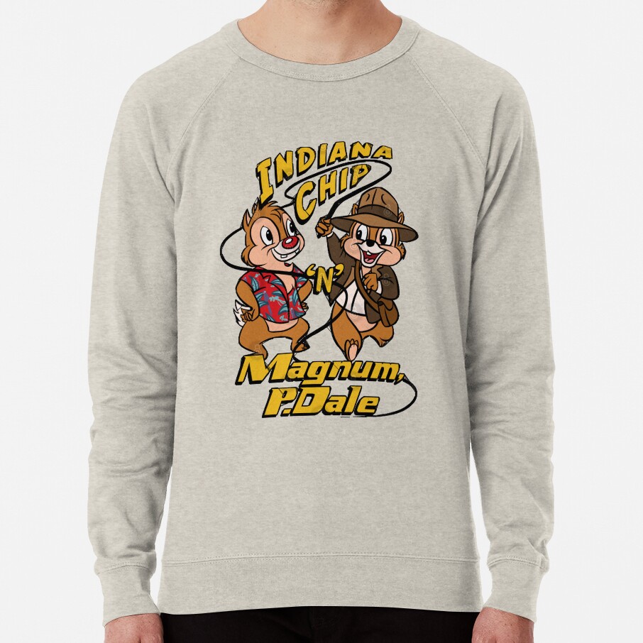 Day Gifts For Action Chip N Dale Adventure Rescue Ranger Cartoon Funny Graphic Gift Sweatshirt - Image 4