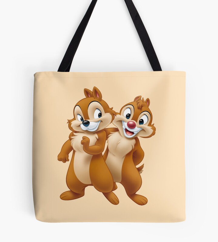 Squirrel Chip And Dale Chipmunks Tote Bag