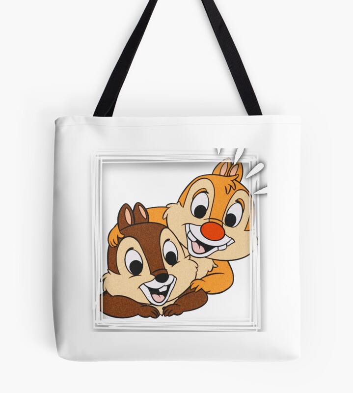 Chip And Dale Cartoon Tote Bag