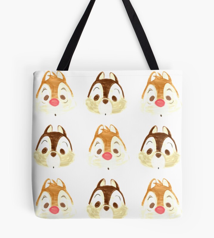 Chip And Dale Tote Bag