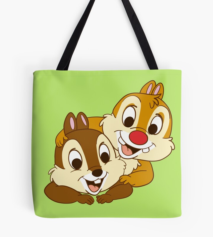 Chip And Dale Tote Bag