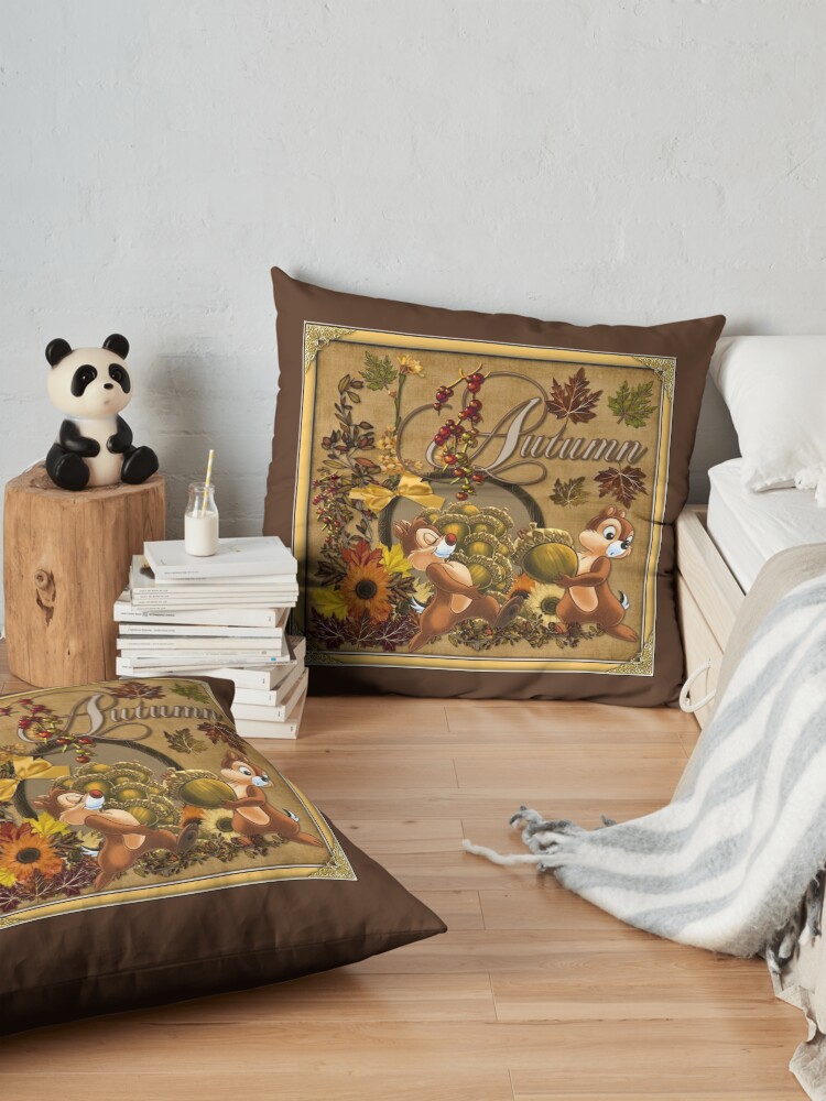 Chip And Dale Autumn Throw Pillow - Image 2