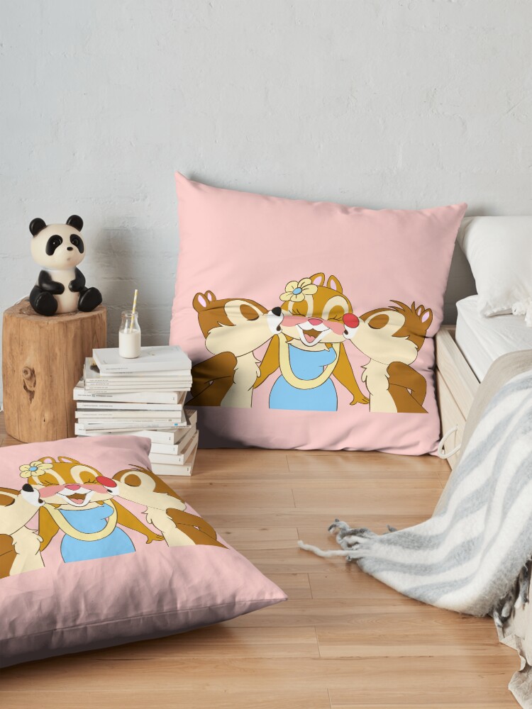 Chips And A Lady Throw Pillow - Image 2