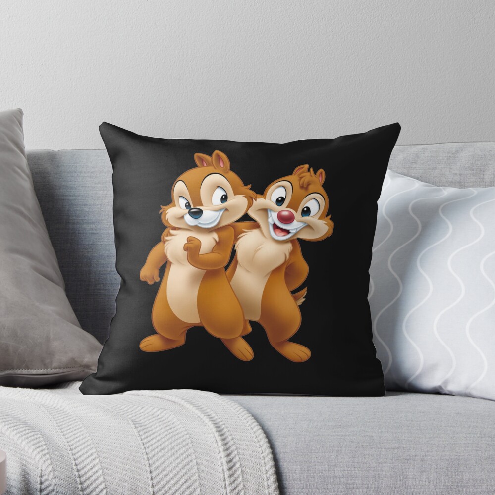 Chip And Dale Funny Chip Throw Pillow