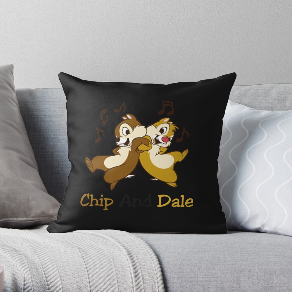 Chip And Dale Funny Chip Throw Pillow