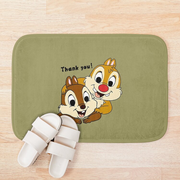 Chip And Dale Thank You Bath Mat - Image 3