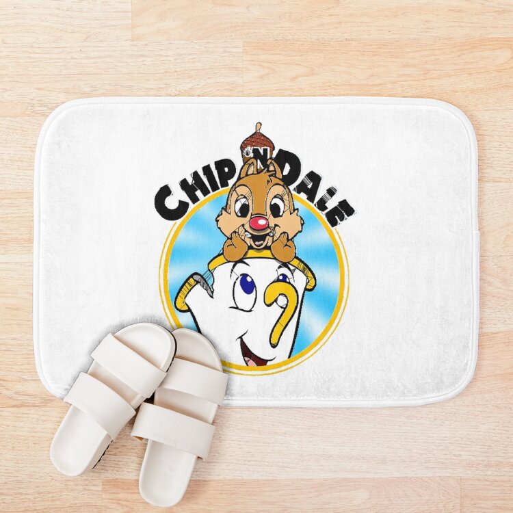 Vintage Retro Action Chip N Dale Adventure Rescue Ranger Cartoon Gift For Everyone Bath Mat - Image 3